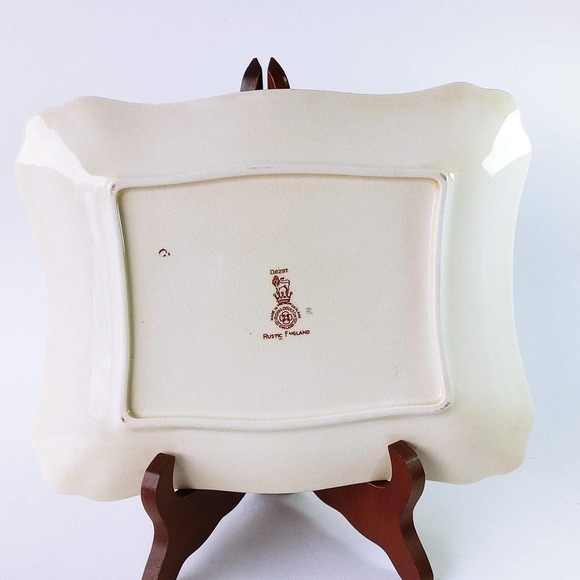 Royal Doulton Rustic England Serving Plate Countryside Thatched Roof Cottages - Picture 5 of 6